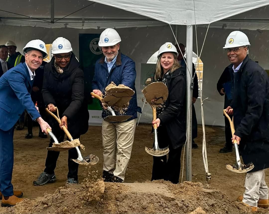Groundbreaking day! New infrastructure means a stronger, more connected Ward 5 for families today and tomorrow.